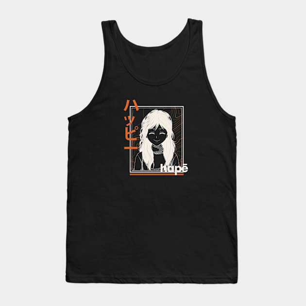 Modern anime style design Tank Top by stephentremblett